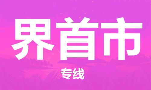 南桥镇到界首市物流公司-南桥镇到界首市专线-价格优惠